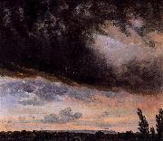 Johan Christian Dahl Cloud Study with Horizon china oil painting artist
